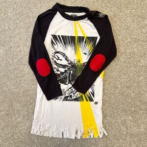 Tokyo‎ monster fringe baby dress by mini shatsu sz 3T youth girls shirt dress